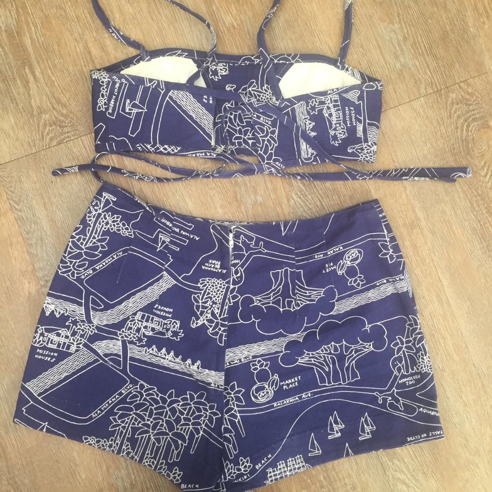 Vintage Hawaiian Matching Set - Picture 5 of 8